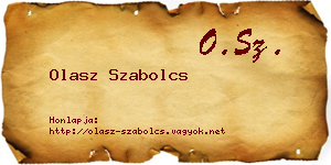 Olasz Szabolcs névjegykártya